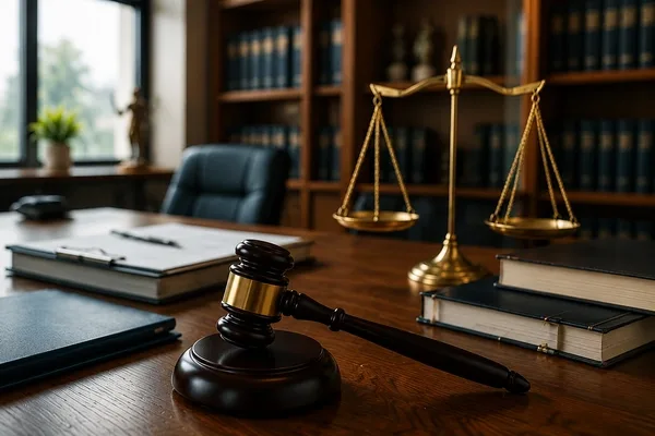 Scales of justice — legal
