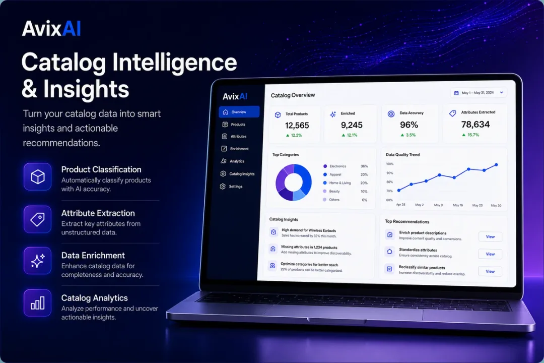 AvixAI Catalog Intelligence & Insights